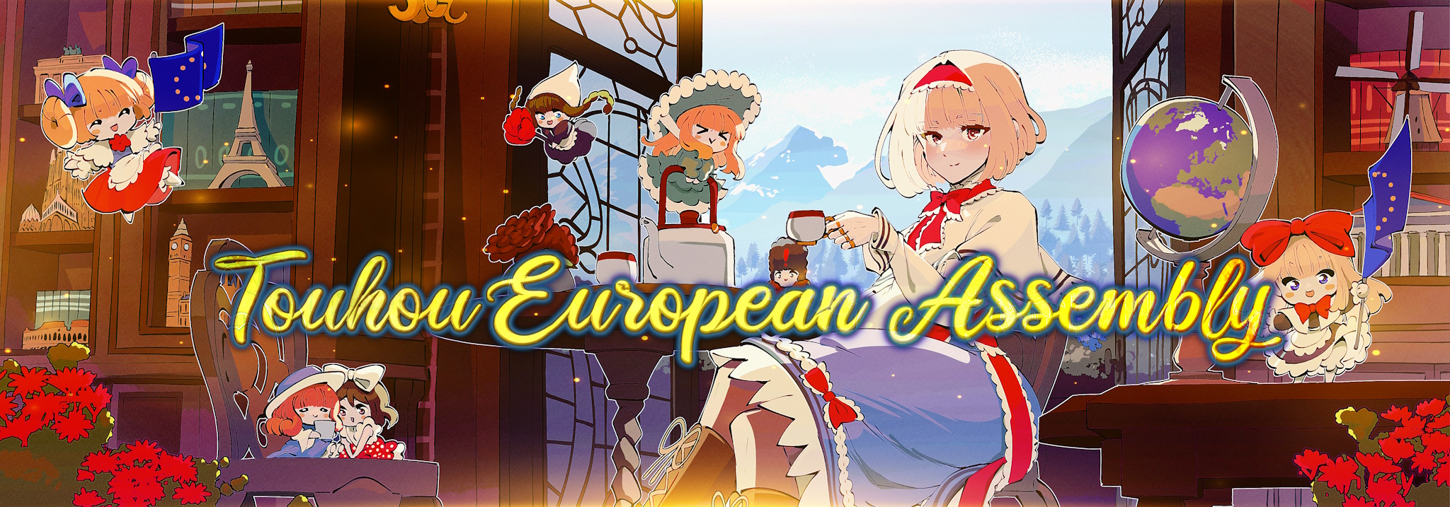 Touhou European Assembly banner