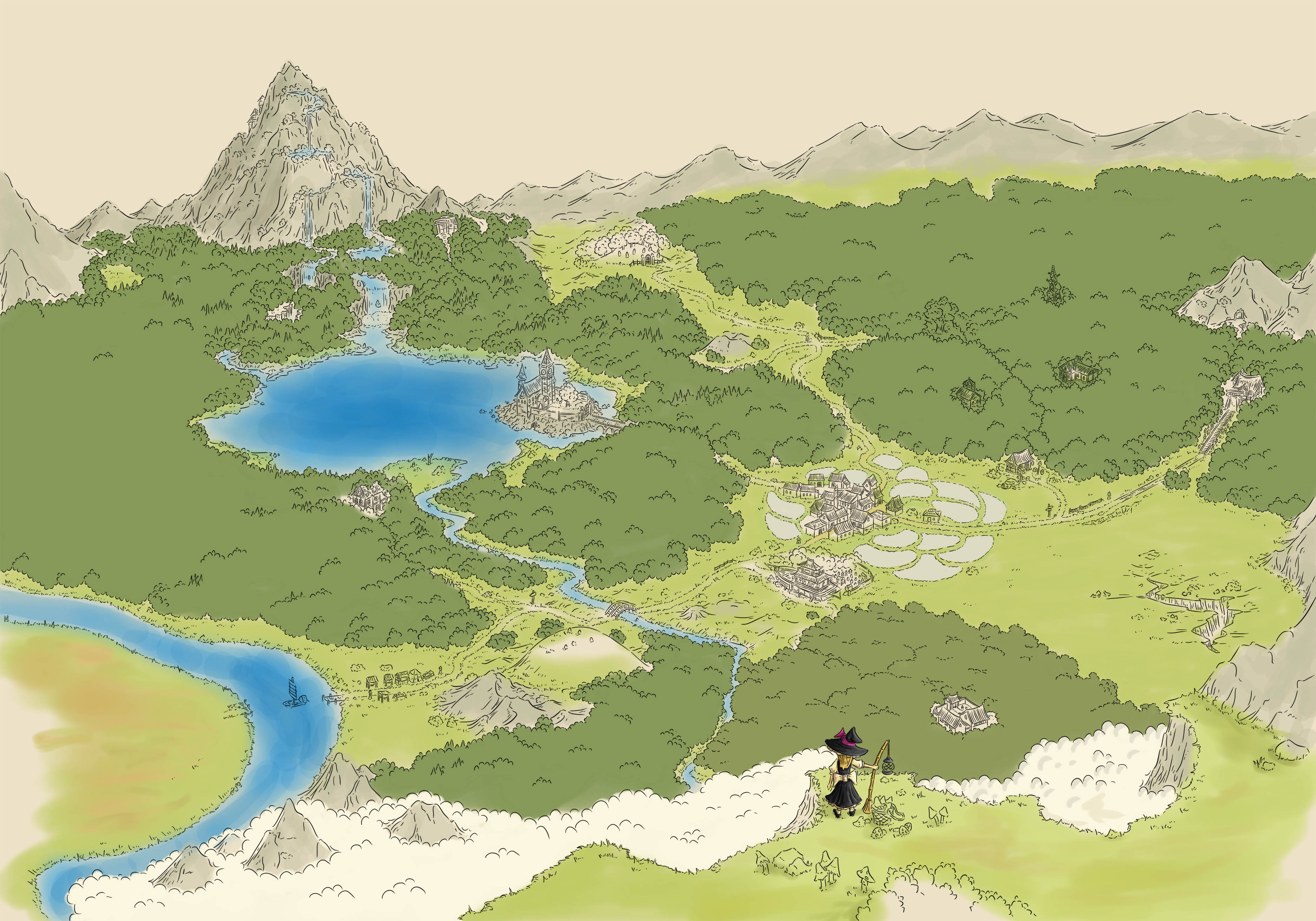 Carte de Gensokyo Carte de Gensokyo